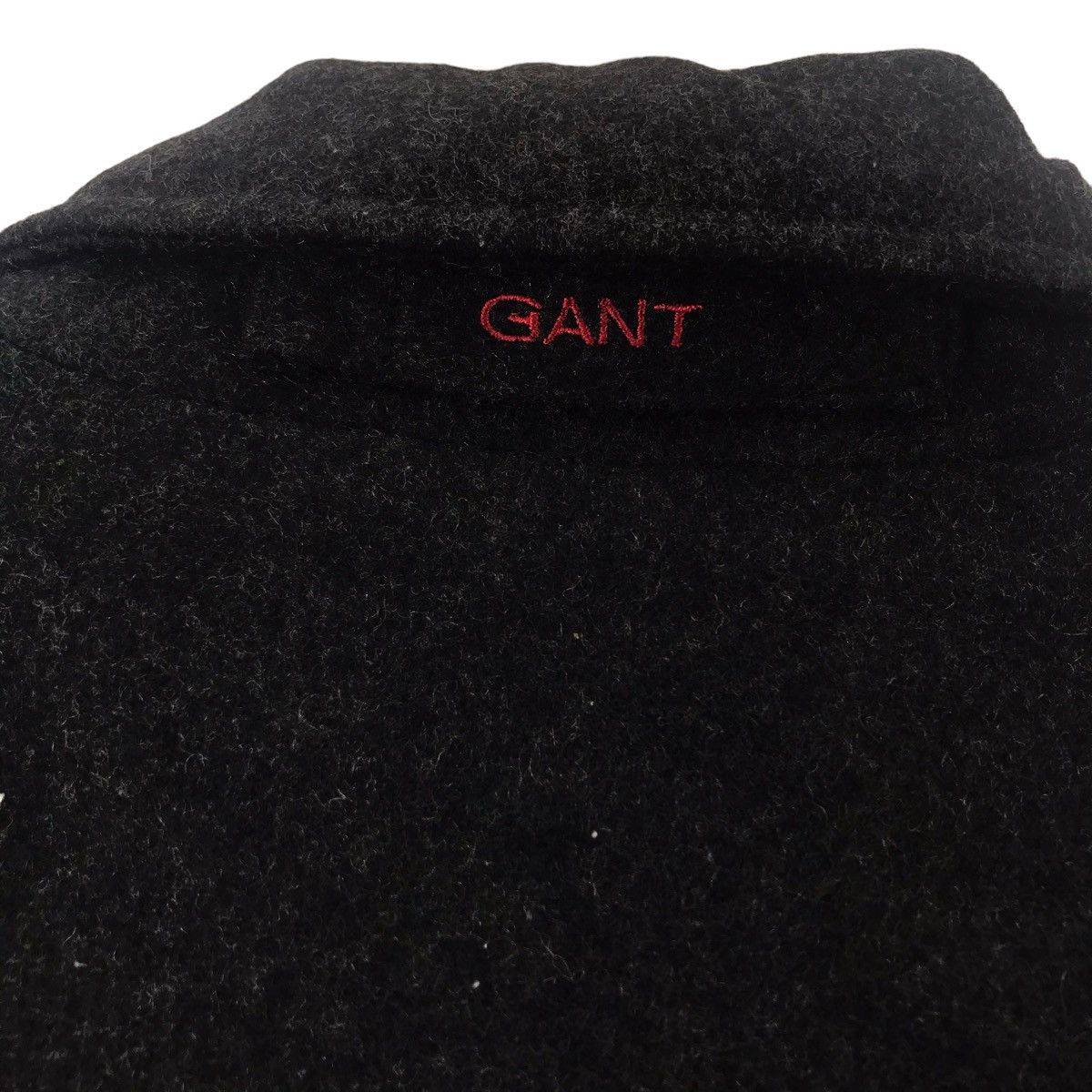 Gant GANT USA Wool Full Zipper Long Black Jacket Size US L / EU 52-54 / 3 - 8 Thumbnail