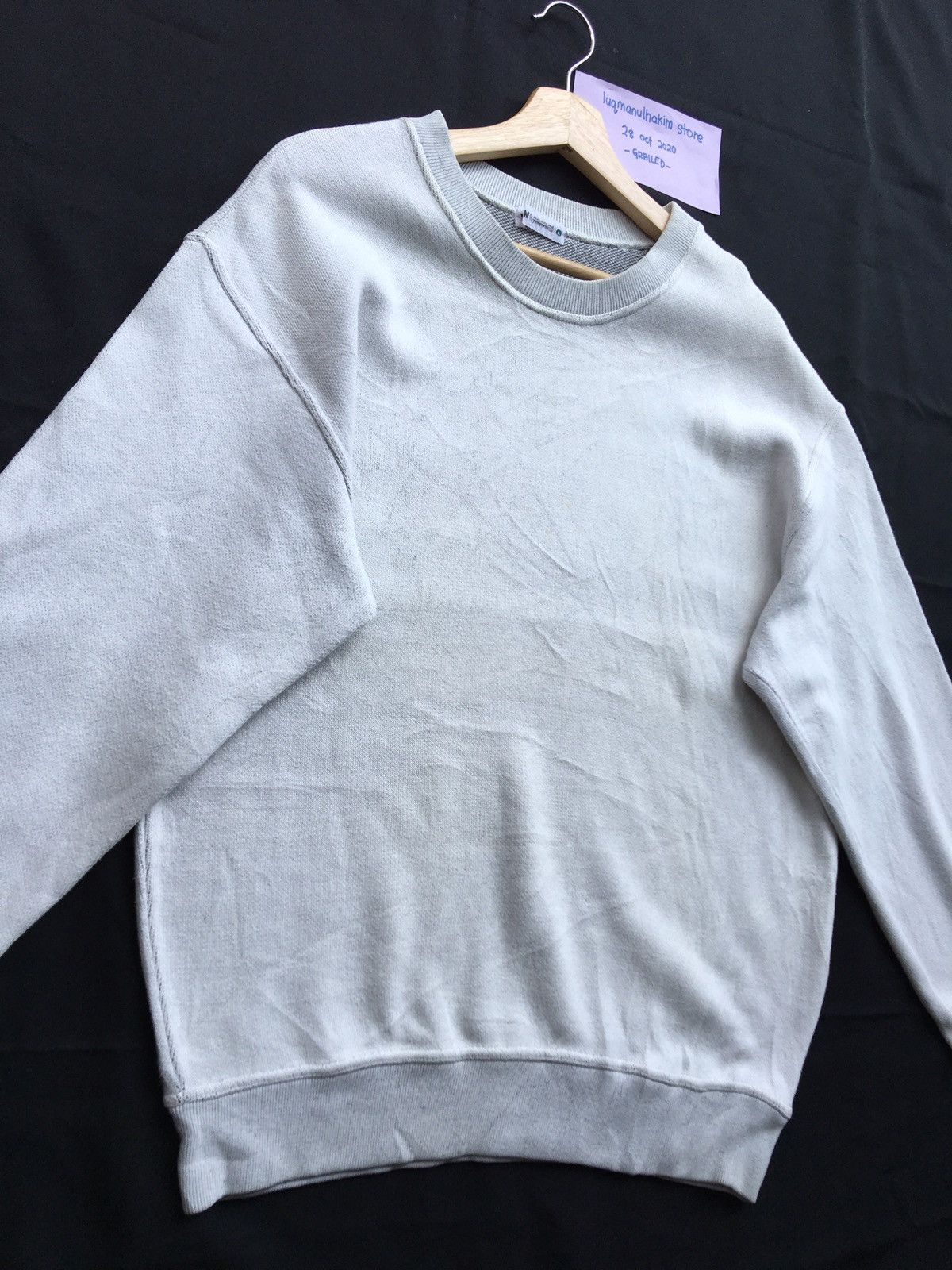 Japanese Brand Vintage 90s Van Jac Spell Out Embroidery Sweatshirt Size US L / EU 52-54 / 3 - 9 Thumbnail