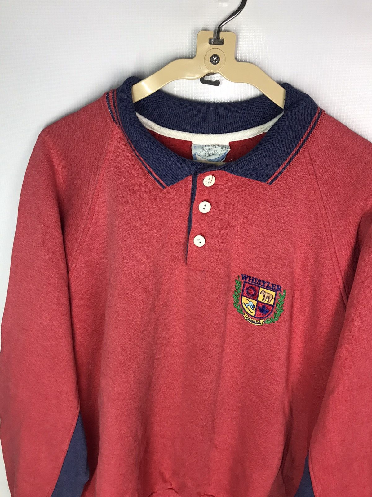 Vintage × Whistles Vintage whistler sweatshirt half button Size US L / EU 52-54 / 3 - 6 Thumbnail