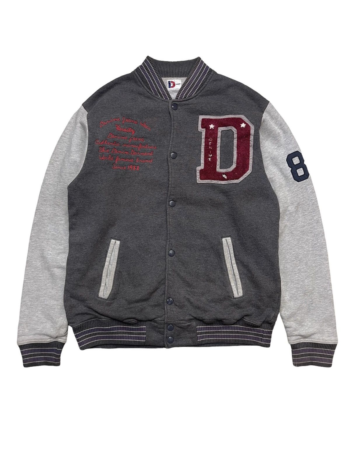 Denime DENIME ORIZONTI JAPAN VARSITY JACKET Size US M / EU 48-50 / 2 - 1 Thumbnail