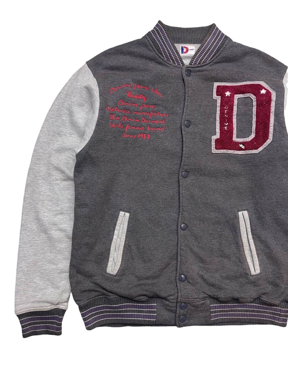 Denime DENIME ORIZONTI JAPAN VARSITY JACKET Size US M / EU 48-50 / 2 - 5 Thumbnail