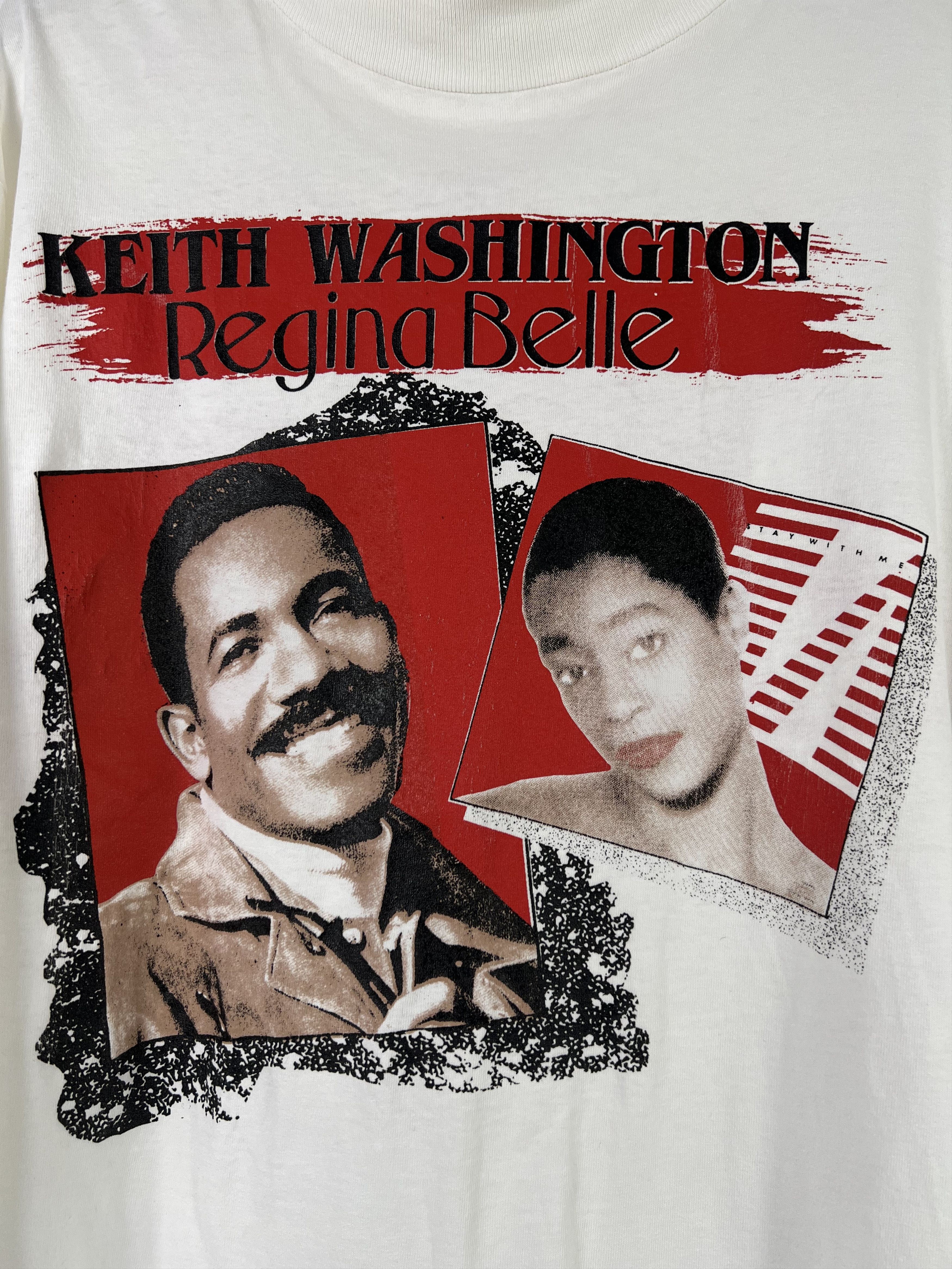 Band Tees GTMD125 Vintage 90s Keith Washington Regina Belle tee Size US XXL / EU 58 / 5 - 3 Thumbnail