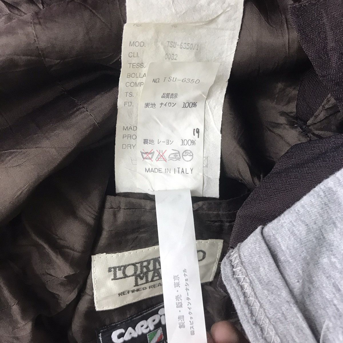 Tornado Mart CARPINI Tornado Mart Brown Plain Blazer Coat Size US S / EU 44-46 / 1 - 5 Thumbnail