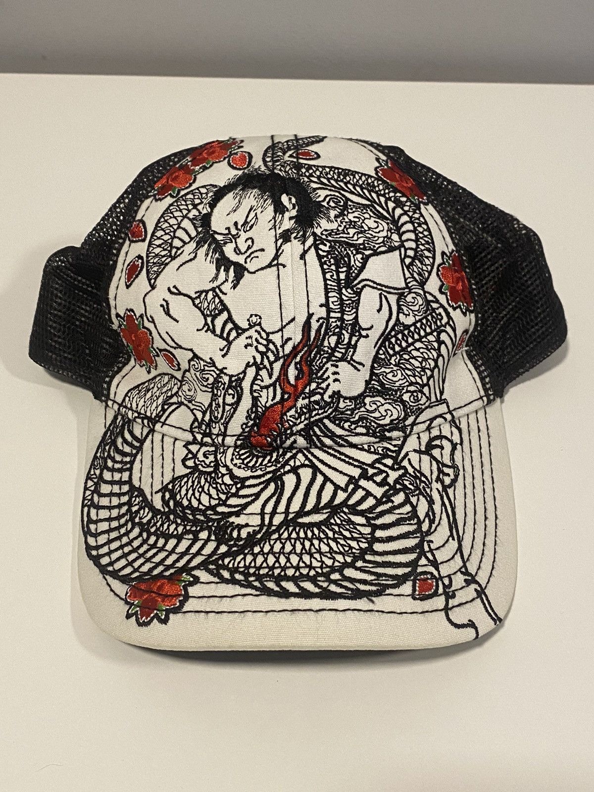 Vintage ARCHIVE EMBROIDERED MIAMI INK. VERY RARE CAP like ED HARDY