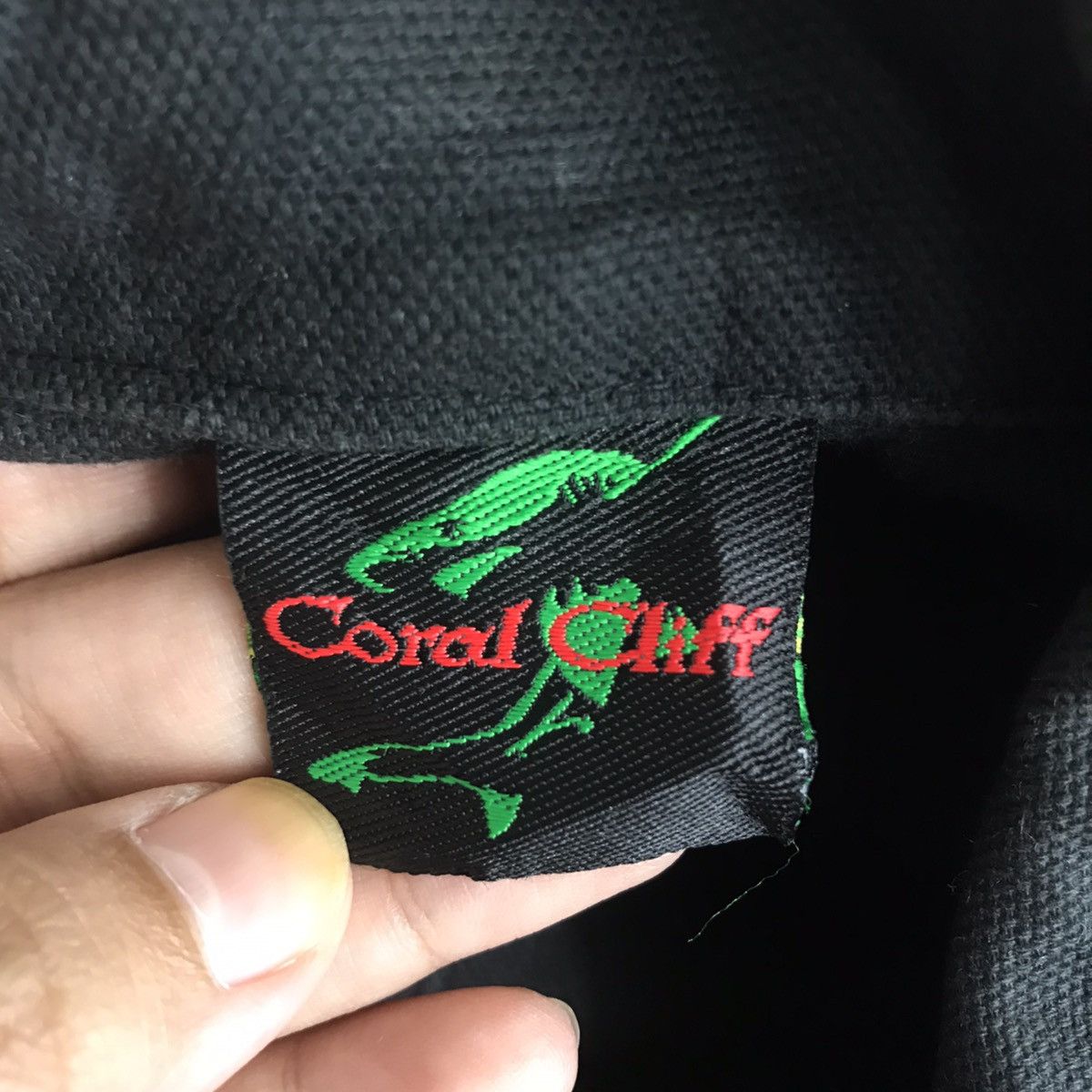 Vintage CORAL CLIFF Embroidered Logo Black Jeans Multi Pocket Bomber Size US XL / EU 56 / 4 - 4 Thumbnail
