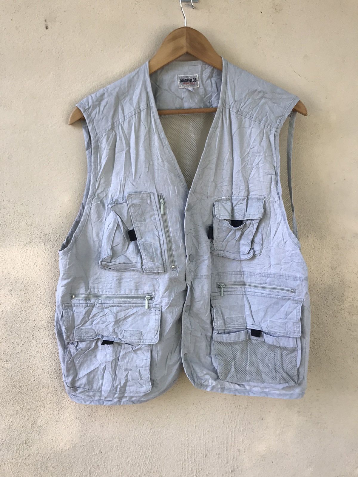 Japanese Brand Vintage JapaneseBrand Painter05 tactical vest Jacket Size US L / EU 52-54 / 3 - 1 Thumbnail