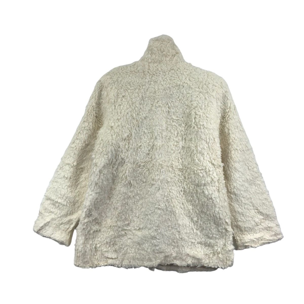 Vintage HELLO KITTY X SORRIDERE Retro Sherpa White Heavy Coat Size US L / EU 52-54 / 3 - 7 Thumbnail