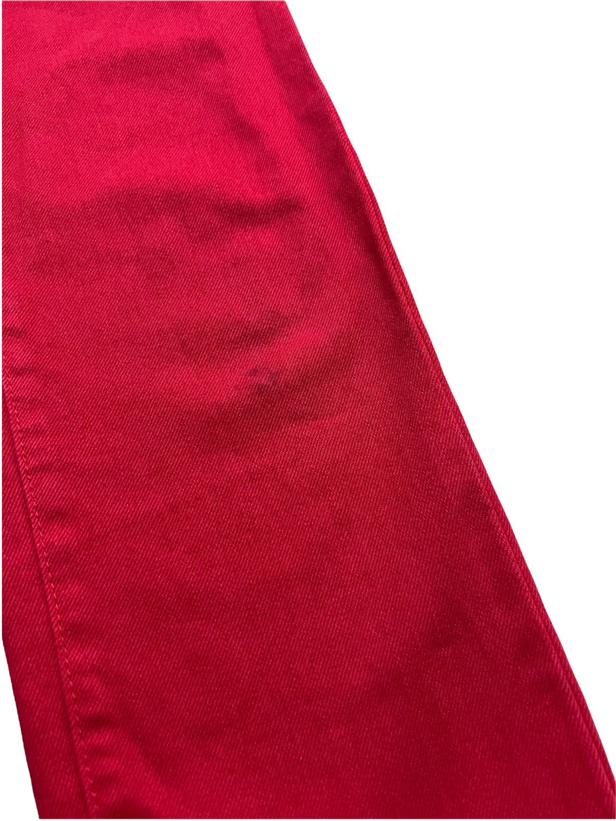 Opening Ceremony Red Distressed Ripped Denim Size US 26 / EU 42 - 5 Thumbnail