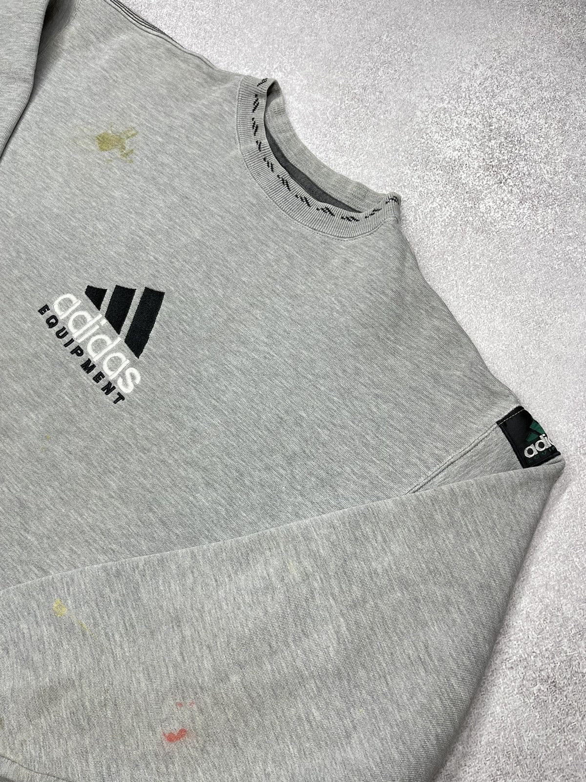 Adidas Rare Vintage Adidas Equipment Sweatshirt Rare Streetwear Size US M / EU 48-50 / 2 - 2 Thumbnail