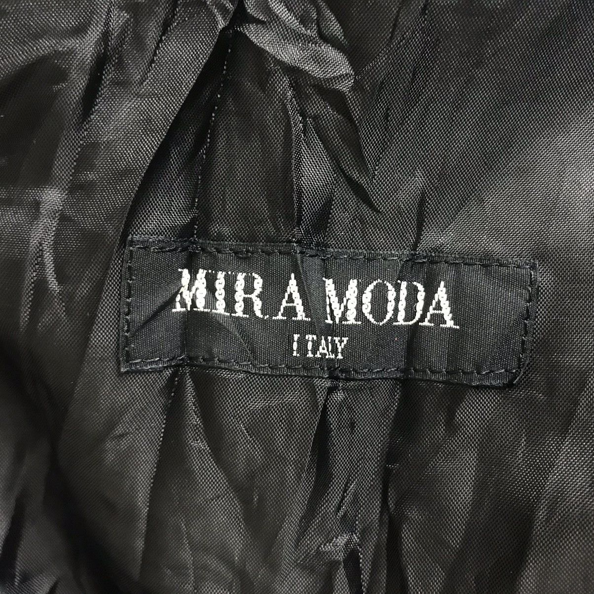 Vintage MIRA MODA Italy Plain Black Bomber Jacket Size US M / EU 48-50 / 2 - 3 Thumbnail