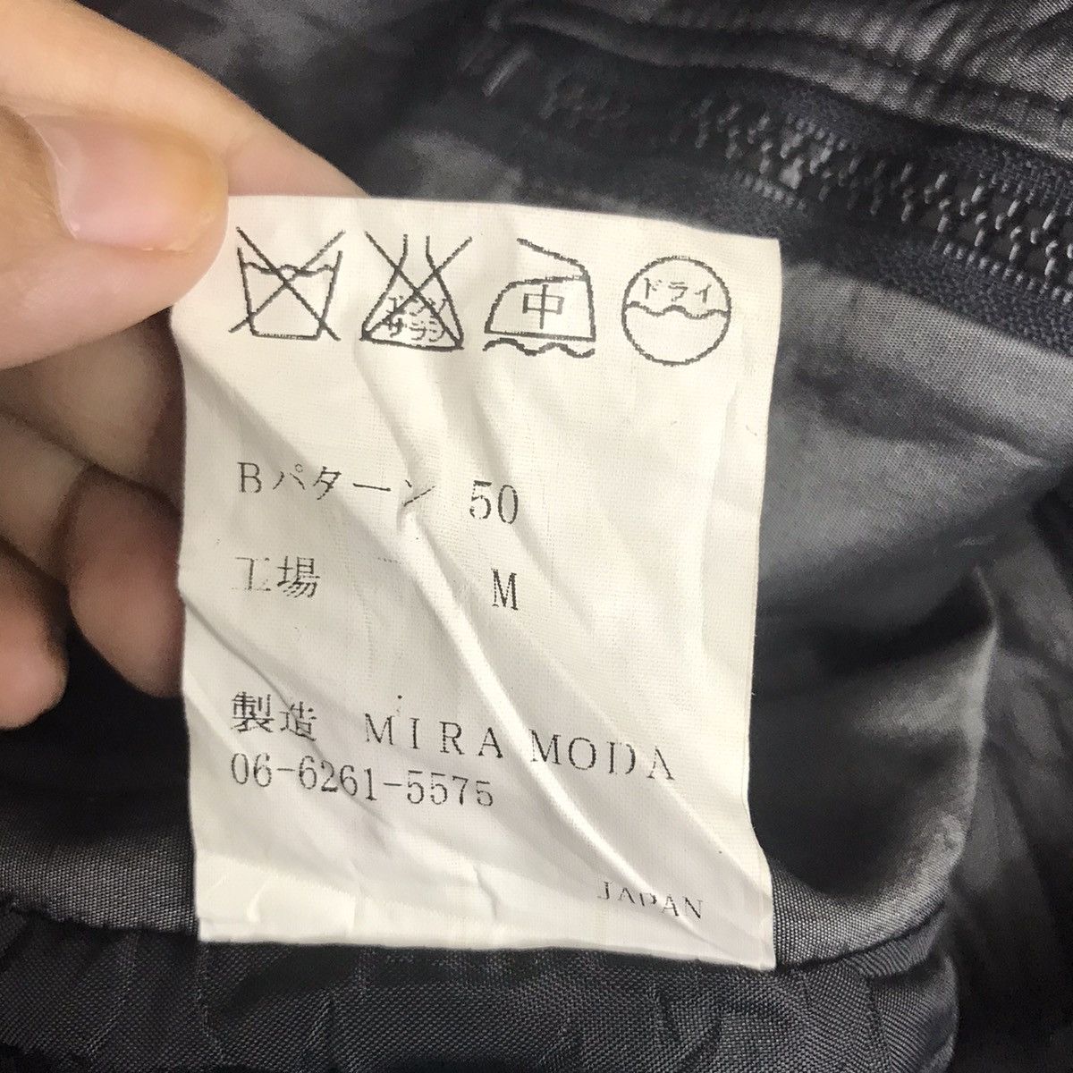 Vintage MIRA MODA Italy Plain Black Bomber Jacket Size US M / EU 48-50 / 2 - 5 Thumbnail