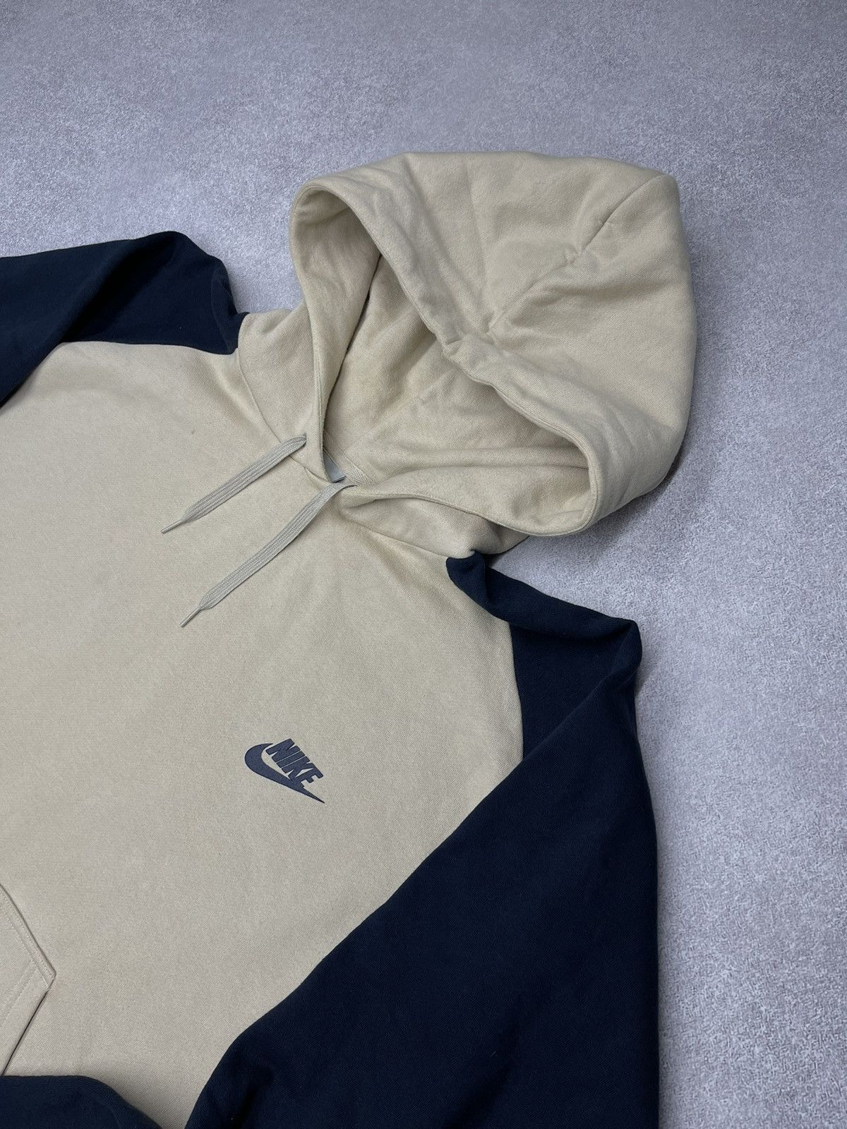 Nike Vintage Nike Hoodie Drill Little Logo Swoosh Y2K Size US XXL / EU 58 / 5 - 2 Thumbnail