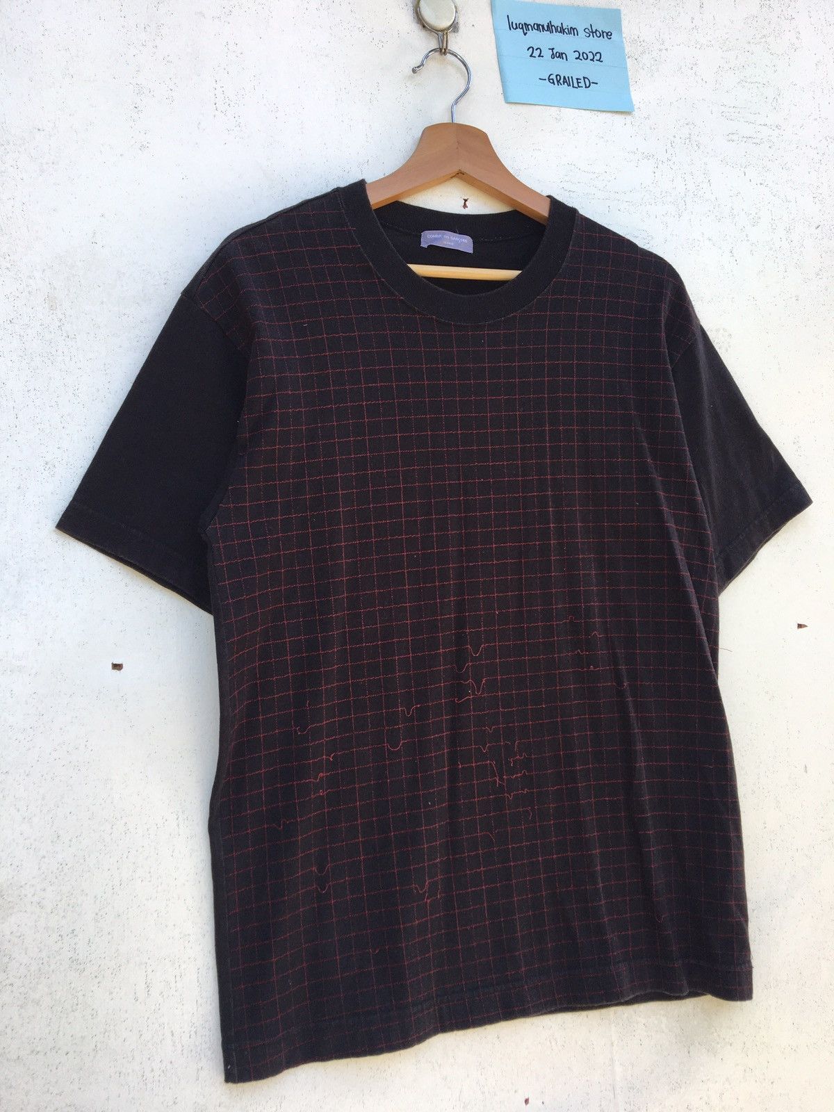 Comme des Garcons Rare Vintage Comme Des Garcons AD2002 Threaded Tshirt Size US S / EU 44-46 / 1 - 2 Thumbnail
