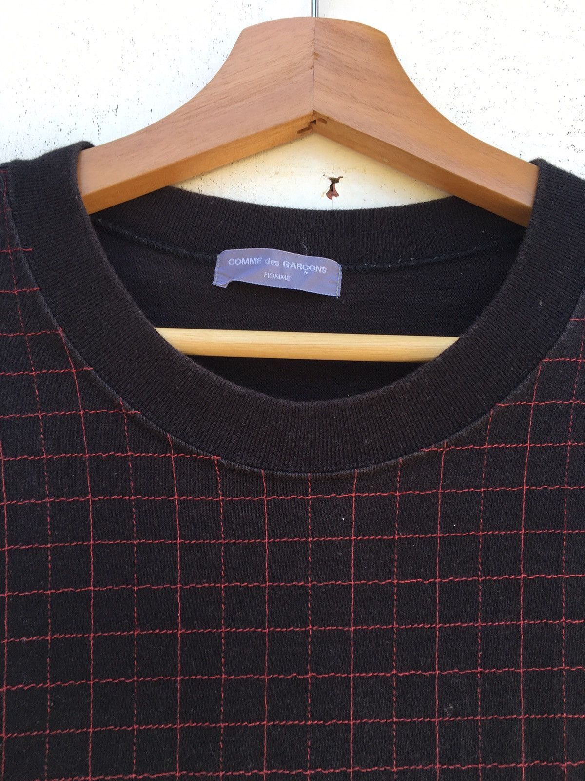 Comme des Garcons Rare Vintage Comme Des Garcons AD2002 Threaded Tshirt Size US S / EU 44-46 / 1 - 5 Thumbnail