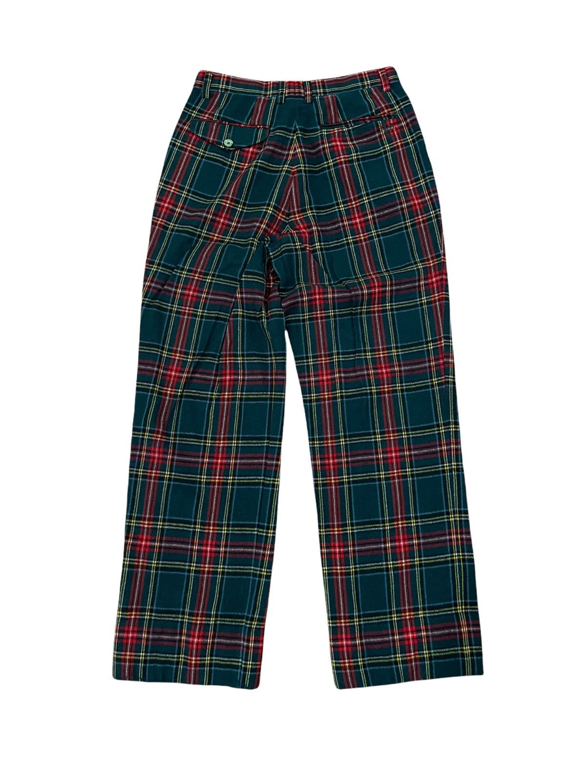 Japanese Brand × Seditionaries Japanese Brand Seditionaries Red Tartan Wool Pants Size US 26 / EU 42 - 2 Thumbnail
