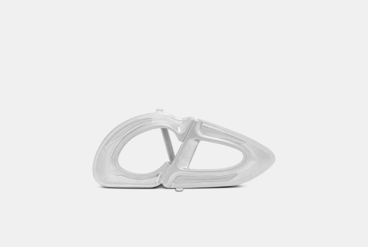 image of Dior O1W1Db10723 Belt Buckle In Silver, Men's