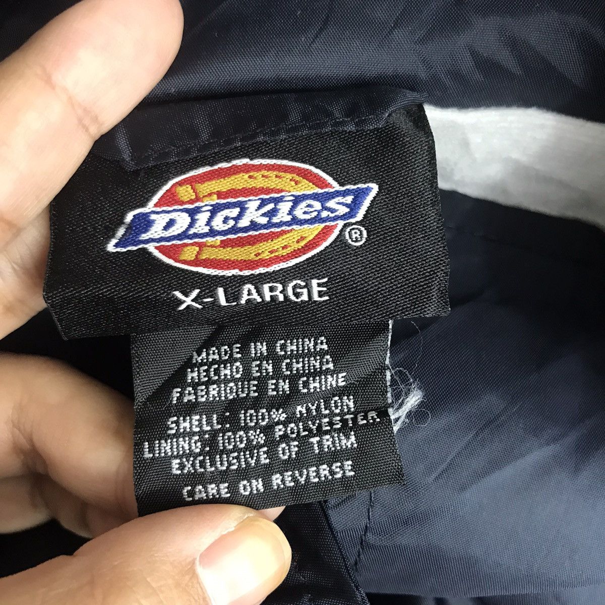 Dickies DICKIES USA Windbreaker Zipper Blue Bomber Jacket Size US XL / EU 56 / 4 - 4 Thumbnail