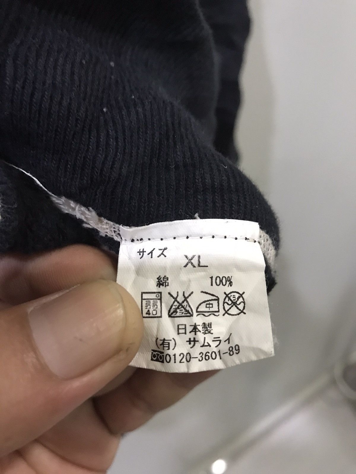 Japanese Brand × Samurai Jeans SAMURAI JEANS Japan Raw Stitch Sweater Size US XL / EU 56 / 4 - 5 Thumbnail