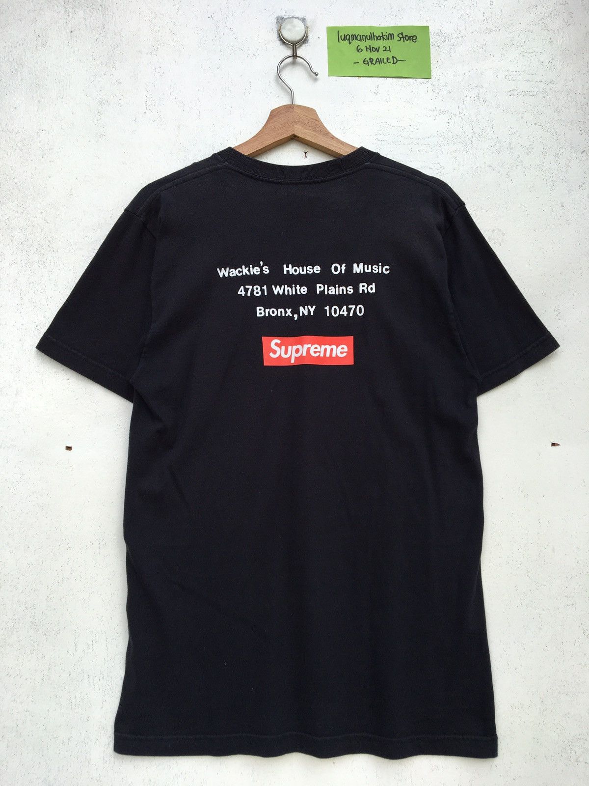 Supreme Rare FW13 Supreme “Wackies record” Box Logo Tshirt Size US M / EU 48-50 / 2 - 8 Thumbnail
