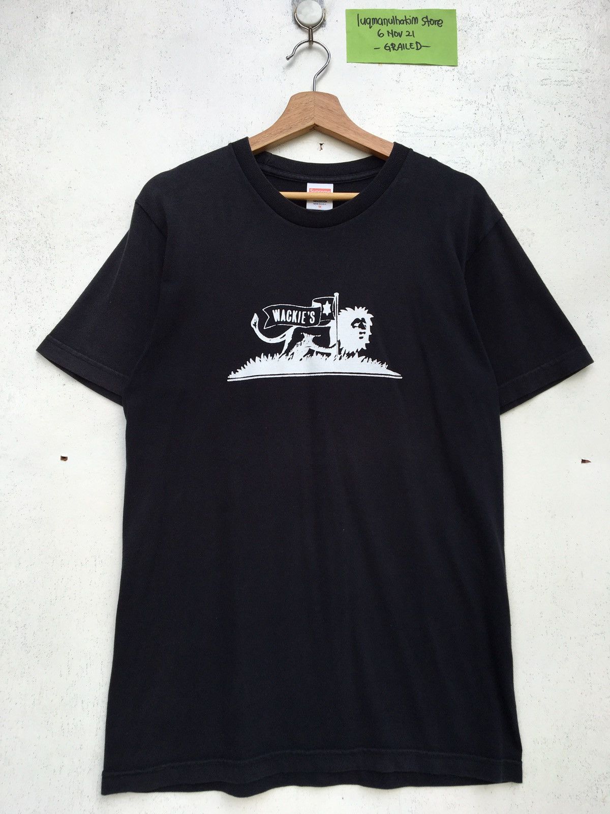 Supreme Rare FW13 Supreme “Wackies record” Box Logo Tshirt Size US M / EU 48-50 / 2 - 2 Thumbnail