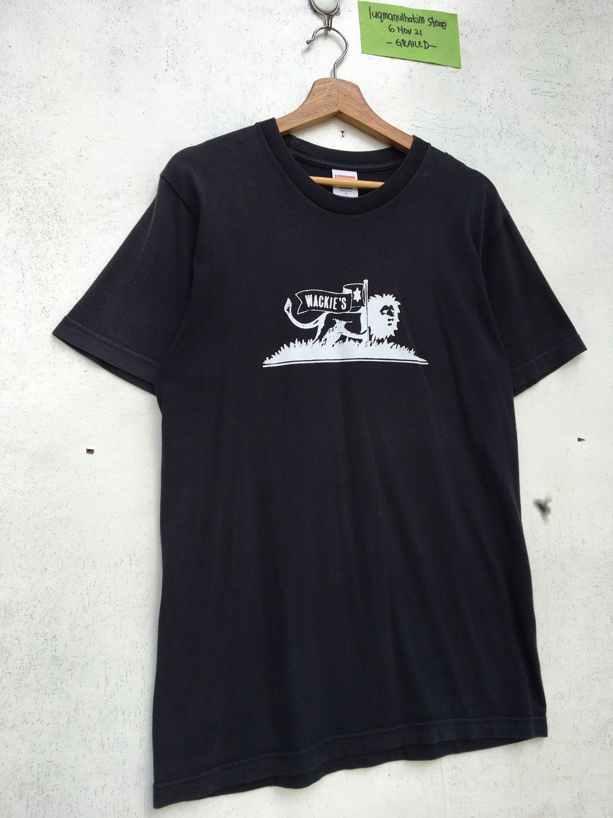 Supreme Rare FW13 Supreme “Wackies record” Box Logo Tshirt Size US M / EU 48-50 / 2 - 3 Thumbnail