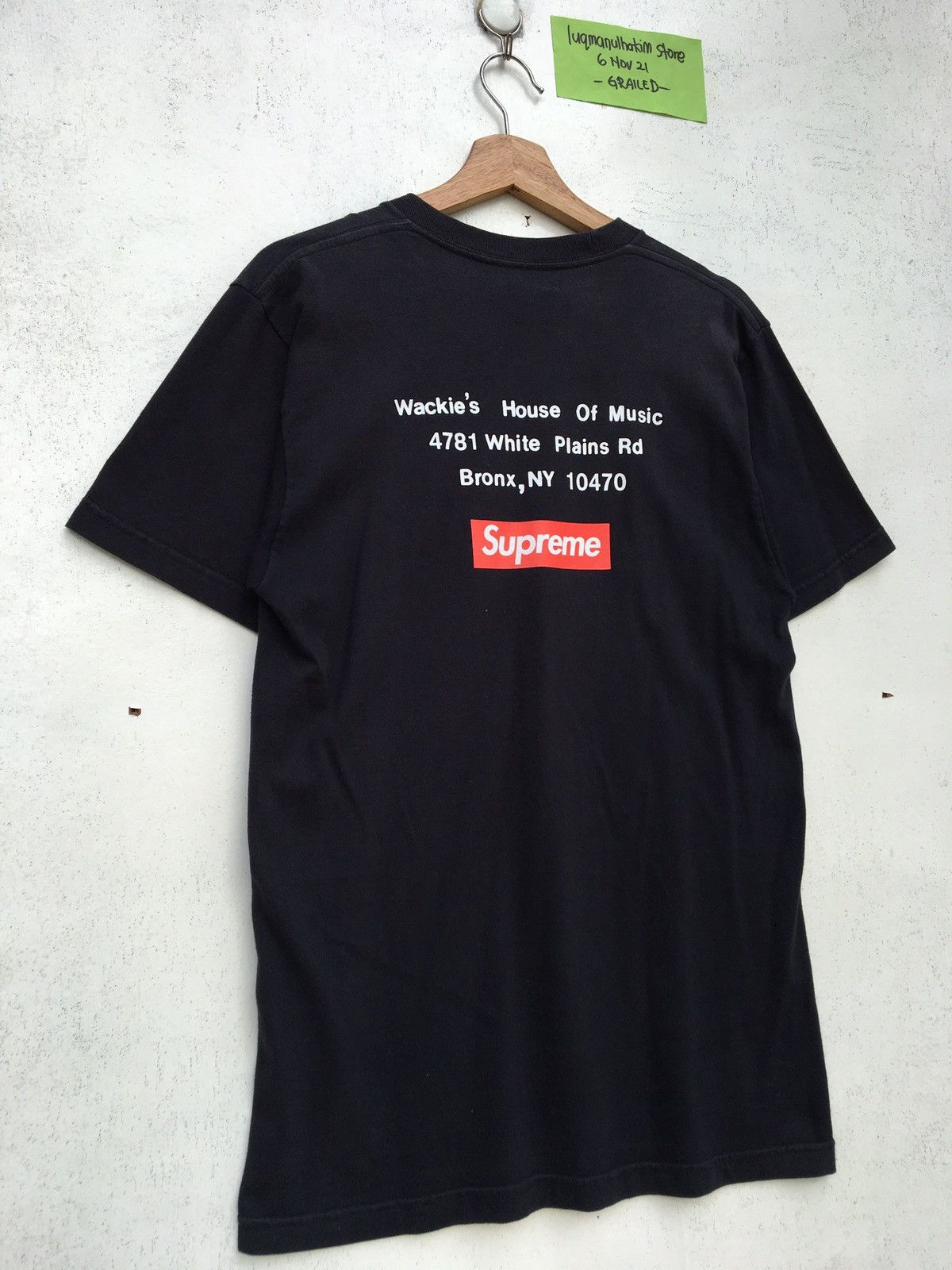 Supreme Rare FW13 Supreme “Wackies record” Box Logo Tshirt Size US M / EU 48-50 / 2 - 9 Thumbnail