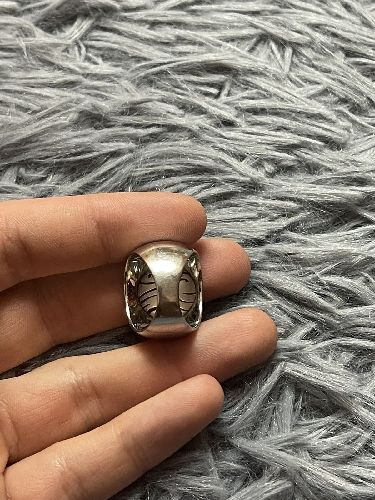 Miss Sixty × Vintage Miss Sixty Y2K vintage metallic logo ring Size ONE SIZE - 7 Thumbnail