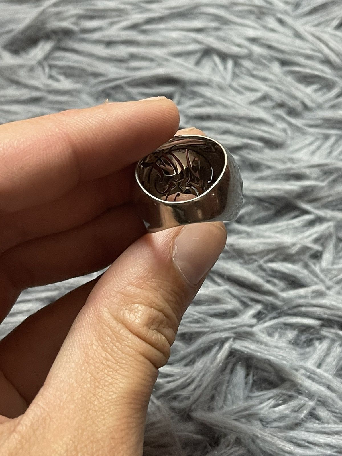 Miss Sixty × Vintage Miss Sixty Y2K vintage metallic logo ring Size ONE SIZE - 5 Thumbnail