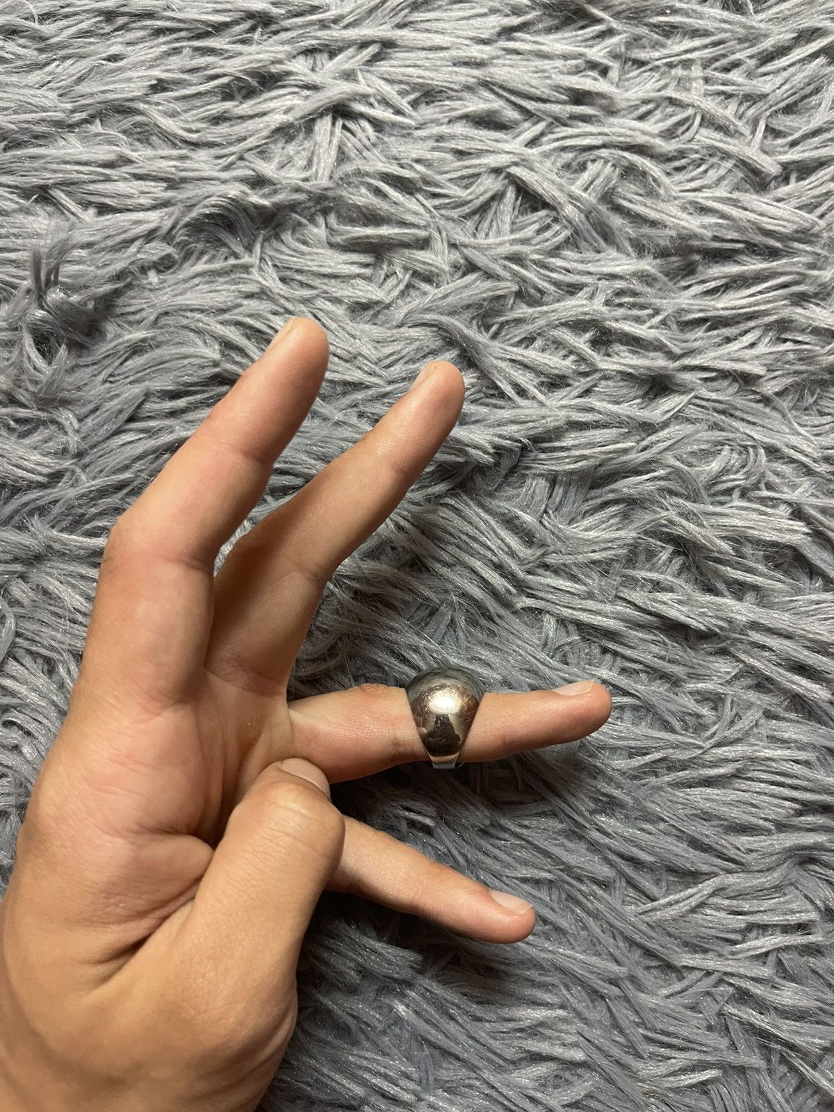 Miss Sixty × Vintage Miss Sixty Y2K vintage metallic logo ring Size ONE SIZE - 15 Thumbnail