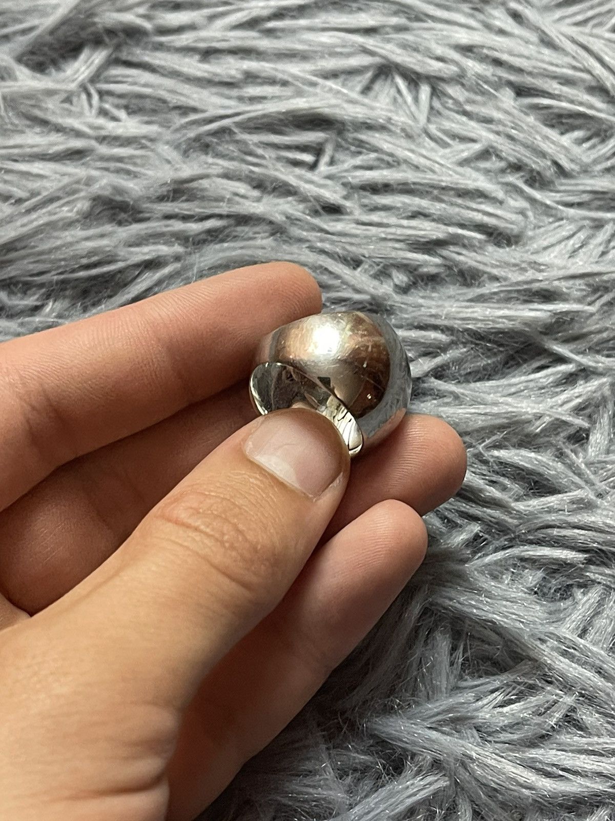 Miss Sixty × Vintage Miss Sixty Y2K vintage metallic logo ring Size ONE SIZE - 6 Thumbnail