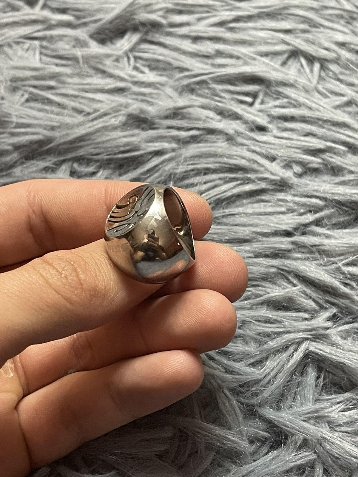 Miss Sixty × Vintage Miss Sixty Y2K vintage metallic logo ring Size ONE SIZE - 8 Thumbnail