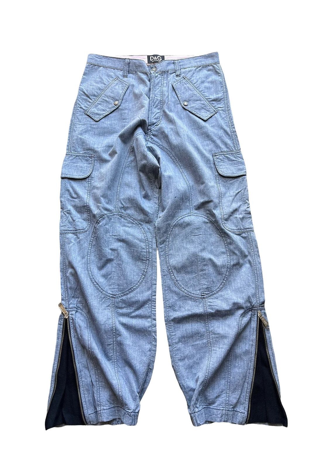 Dolce & Gabbana Sz46 Baggy Lightweight Blue Cargo Size US 32 / EU 48 - 2 Thumbnail