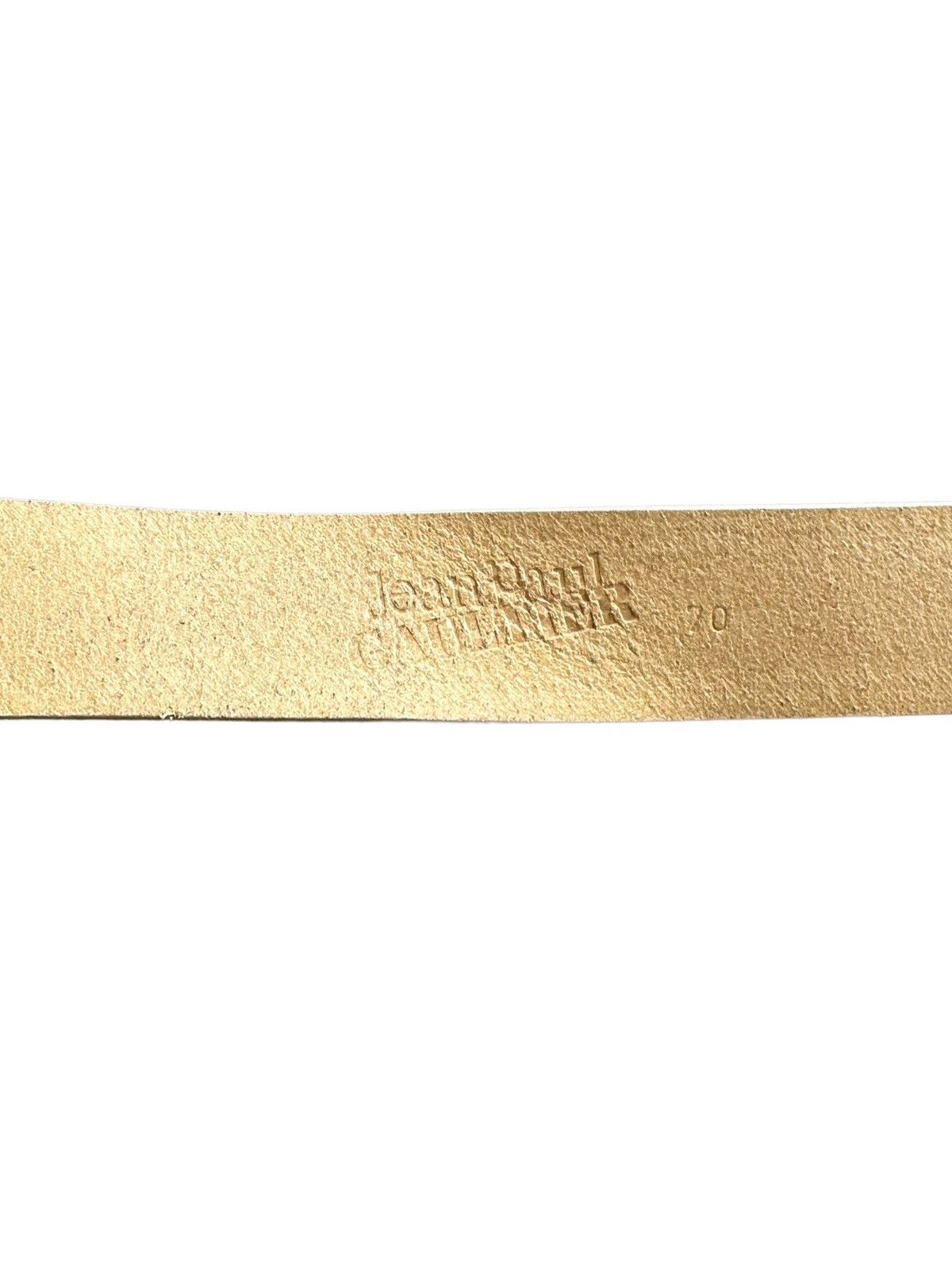Jean Paul Gaultier 1990’s Cyber Logo Clear Belt Size ONE SIZE - 4 Thumbnail