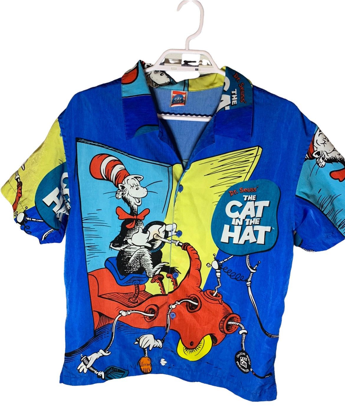 Vintage Vintage Dr Seuss’ Cat in the Hat T-shirt Size US XL / EU 56 / 4 - 1 Thumbnail