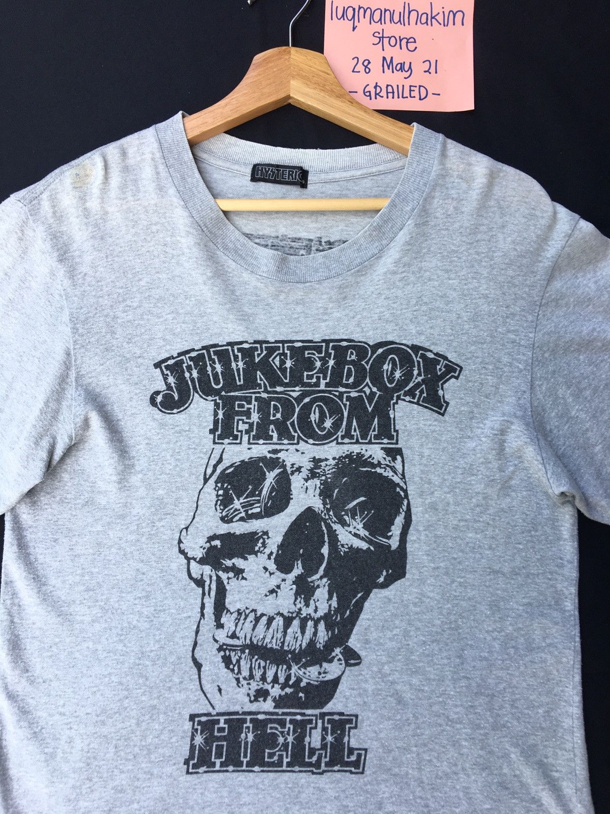 Hysteric Glamour Rare Jukebox From Hell Hysteric Glamour Spellout Tee Size US S / EU 44-46 / 1 - 7 Thumbnail