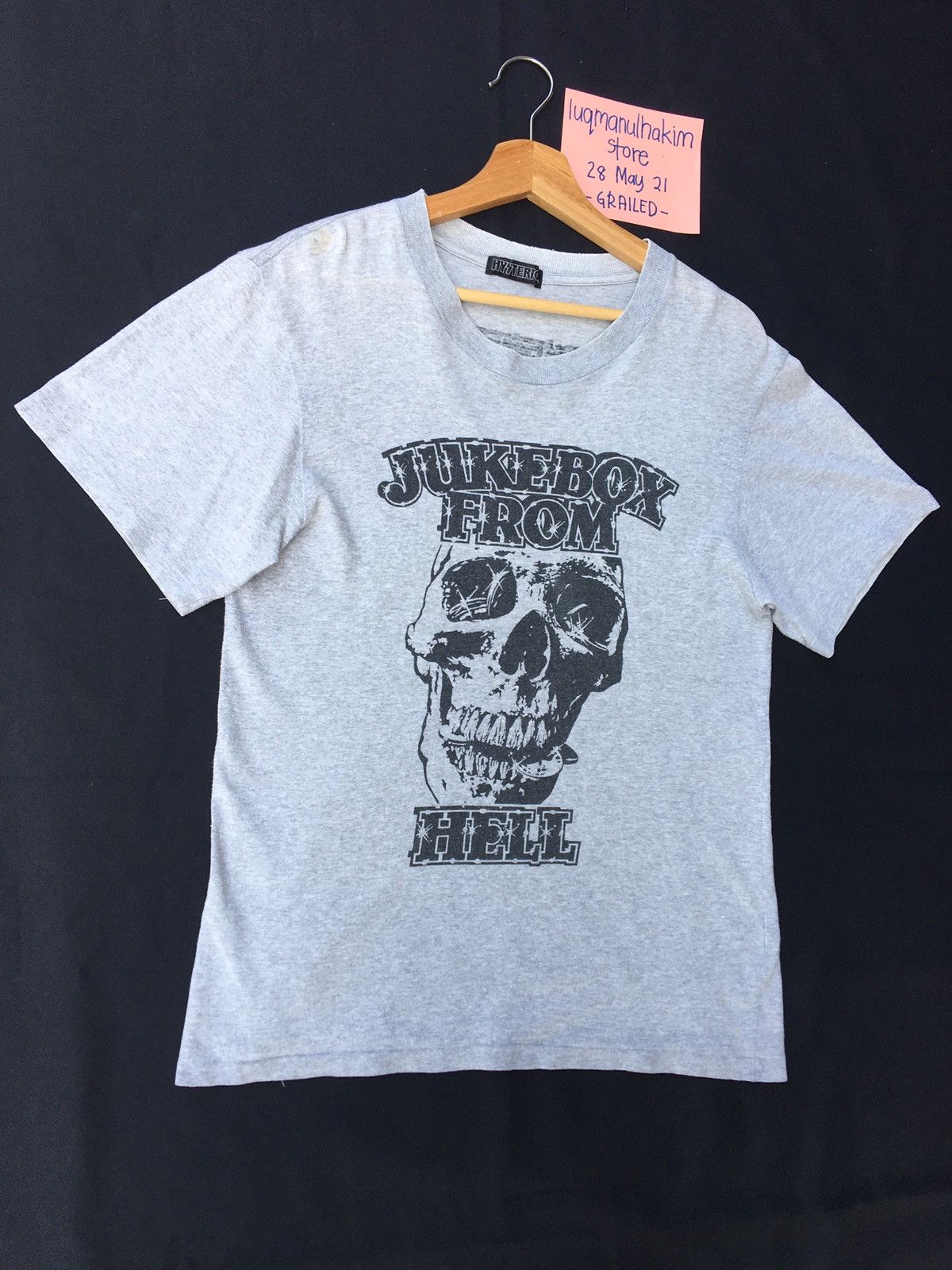 Hysteric Glamour Rare Jukebox From Hell Hysteric Glamour Spellout Tee Size US S / EU 44-46 / 1 - 2 Thumbnail