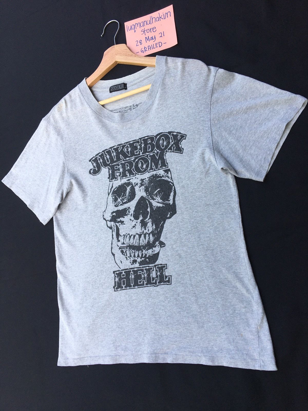 Hysteric Glamour Rare Jukebox From Hell Hysteric Glamour Spellout Tee Size US S / EU 44-46 / 1 - 3 Thumbnail