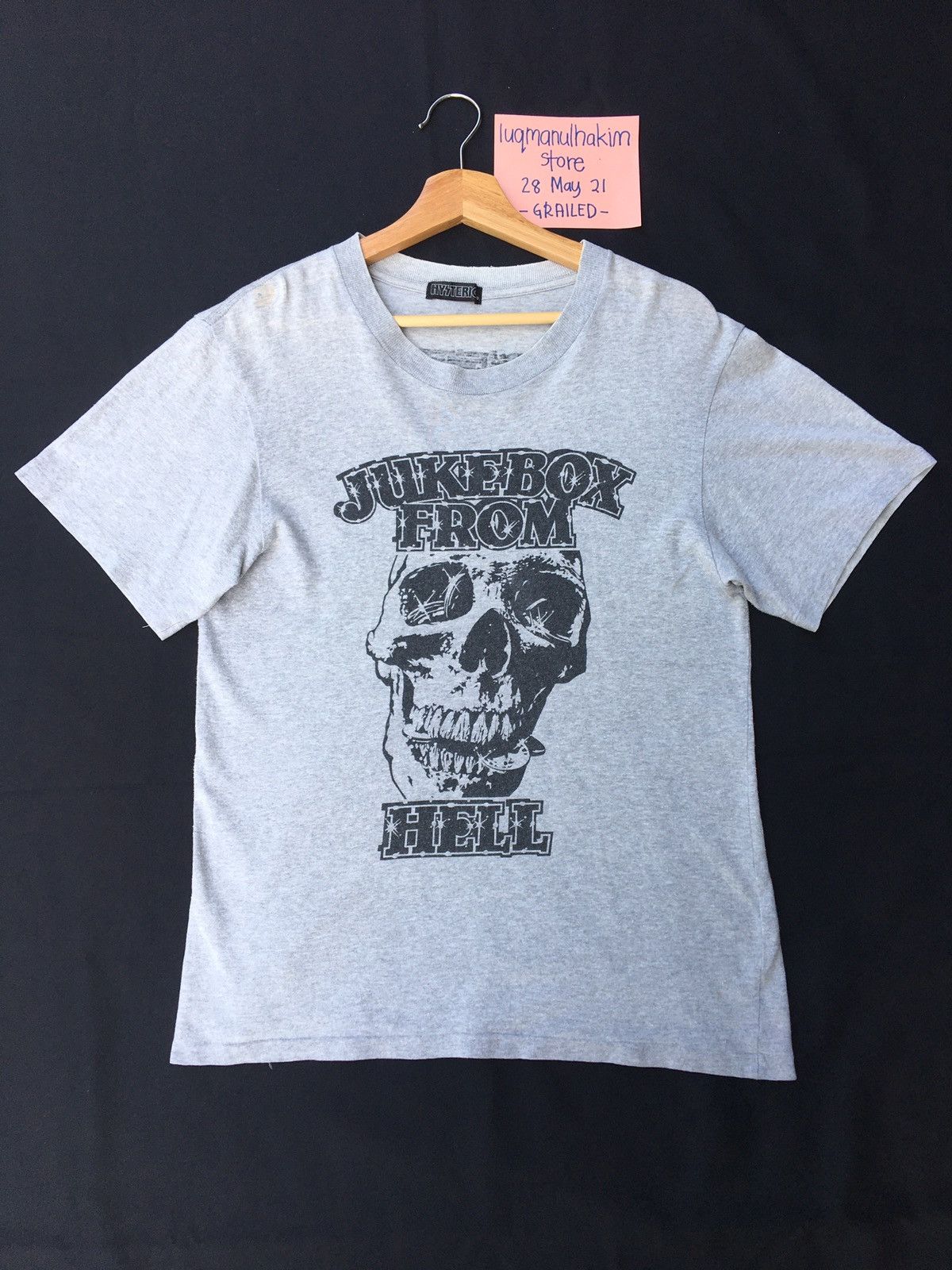 Hysteric Glamour Rare Jukebox From Hell Hysteric Glamour Spellout Tee Size US S / EU 44-46 / 1 - 1 Thumbnail