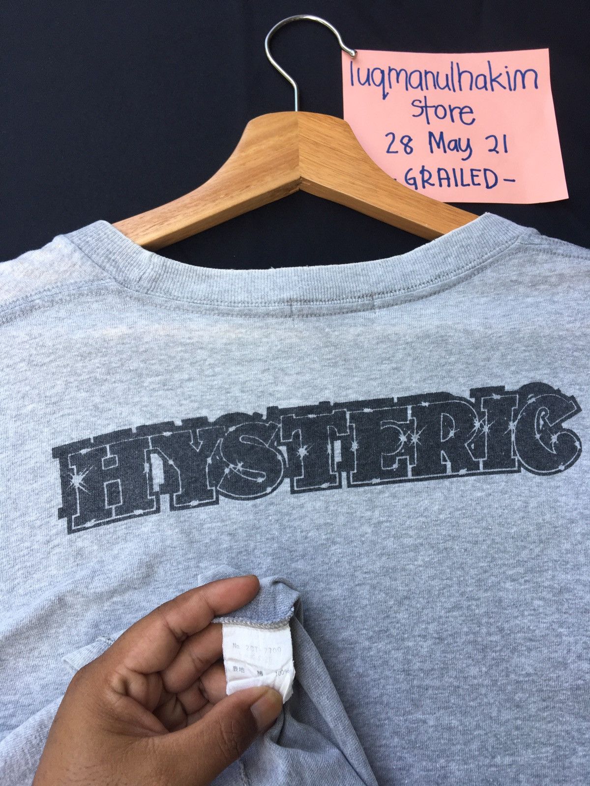 Hysteric Glamour Rare Jukebox From Hell Hysteric Glamour Spellout Tee Size US S / EU 44-46 / 1 - 18 Thumbnail