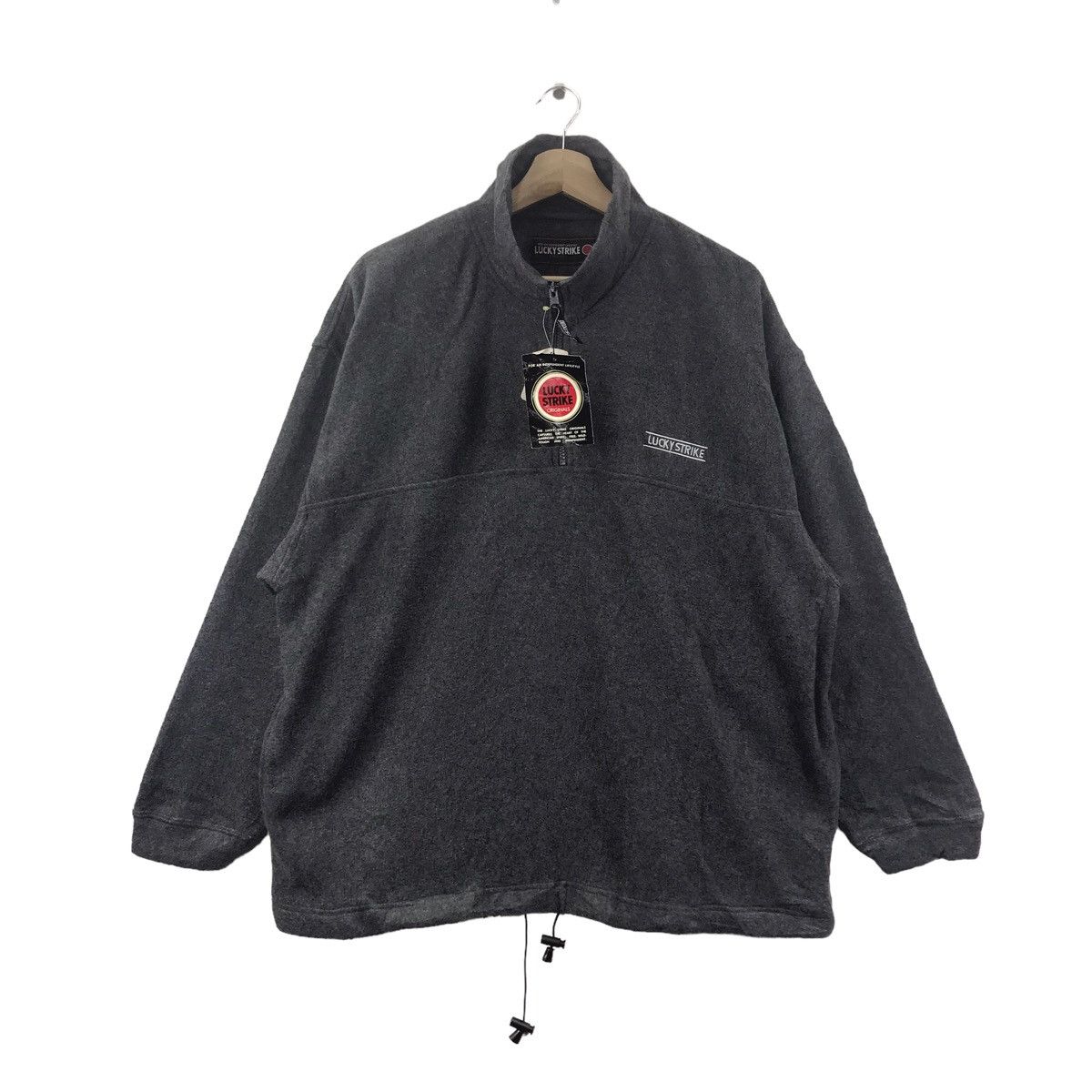 Vintage NWT LUCKY STRIKE Racing HalfZipper Retro Sherpa FleeceJacket Size US L / EU 52-54 / 3 - 1 Thumbnail