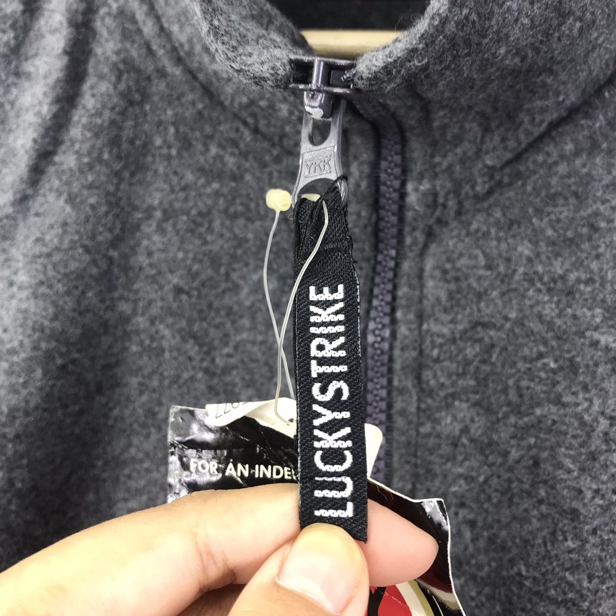 Vintage NWT LUCKY STRIKE Racing HalfZipper Retro Sherpa FleeceJacket Size US L / EU 52-54 / 3 - 4 Thumbnail