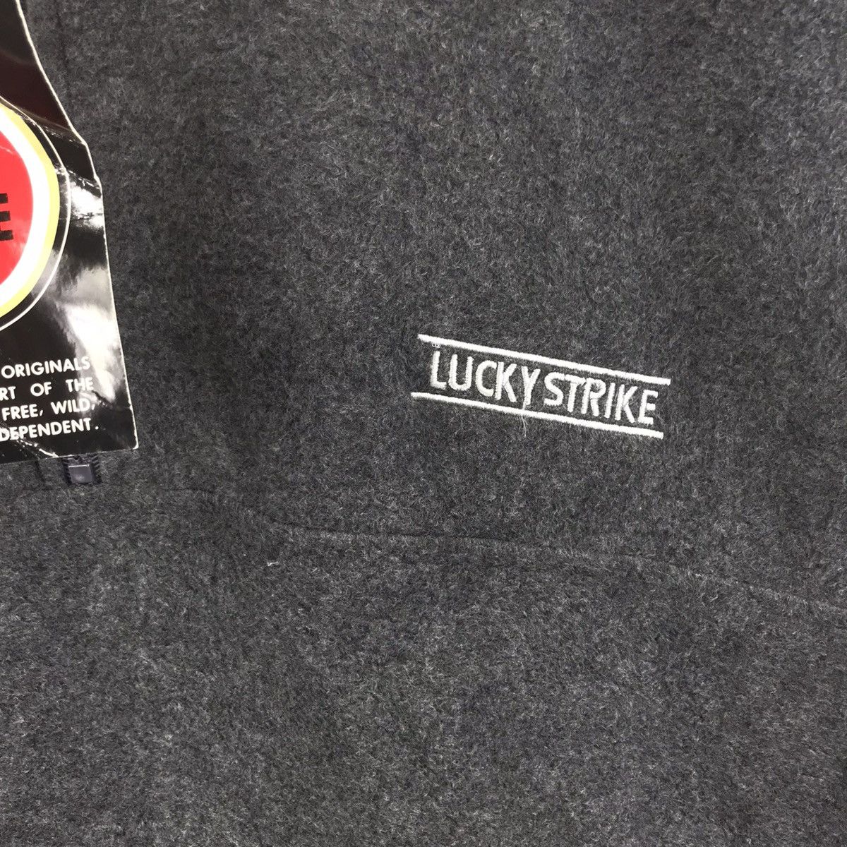 Vintage NWT LUCKY STRIKE Racing HalfZipper Retro Sherpa FleeceJacket Size US L / EU 52-54 / 3 - 3 Thumbnail