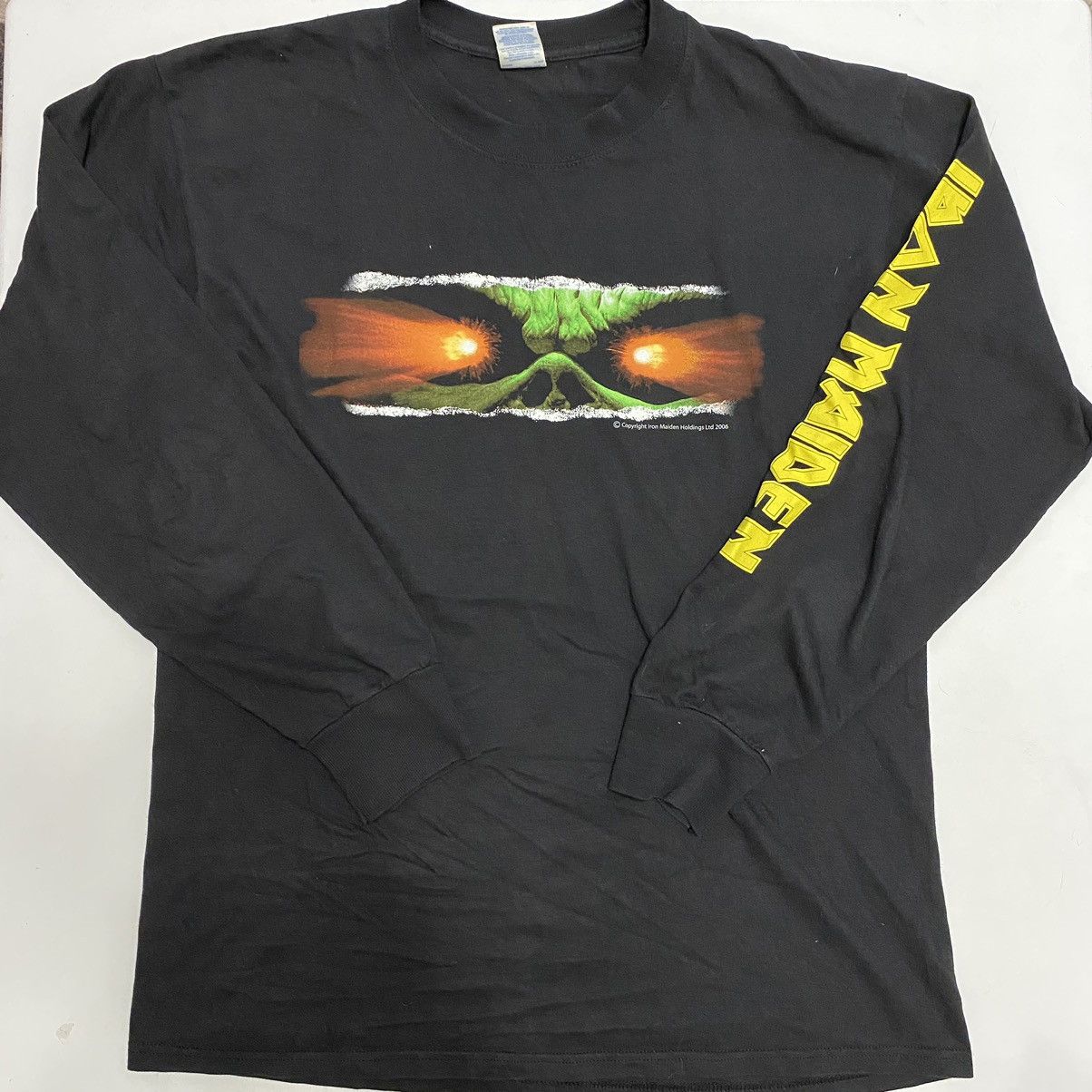 Band Tees Iron Maiden - Metal 2006 Eddies Back! Long Sleeve Size US L / EU 52-54 / 3 - 2 Thumbnail