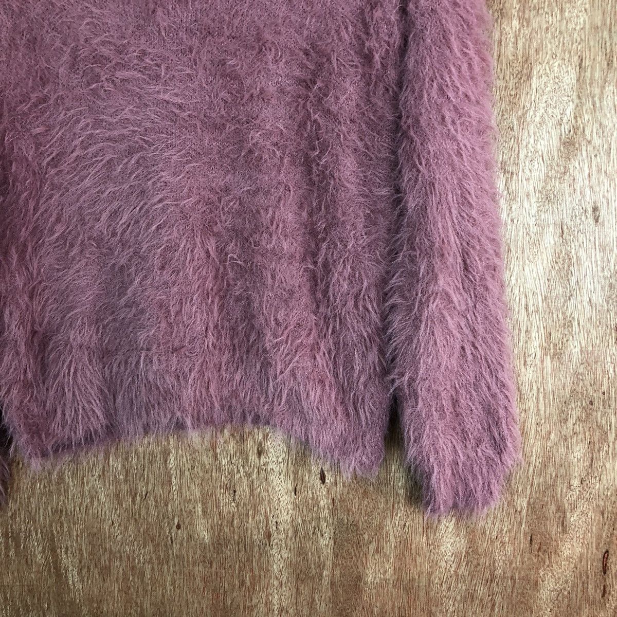 Homespun Knitwear Khalita Pink Shag Shaggy Fur Mohair Knitwear #6653 Size M / US 6-8 / IT 42-44 - 11 Thumbnail