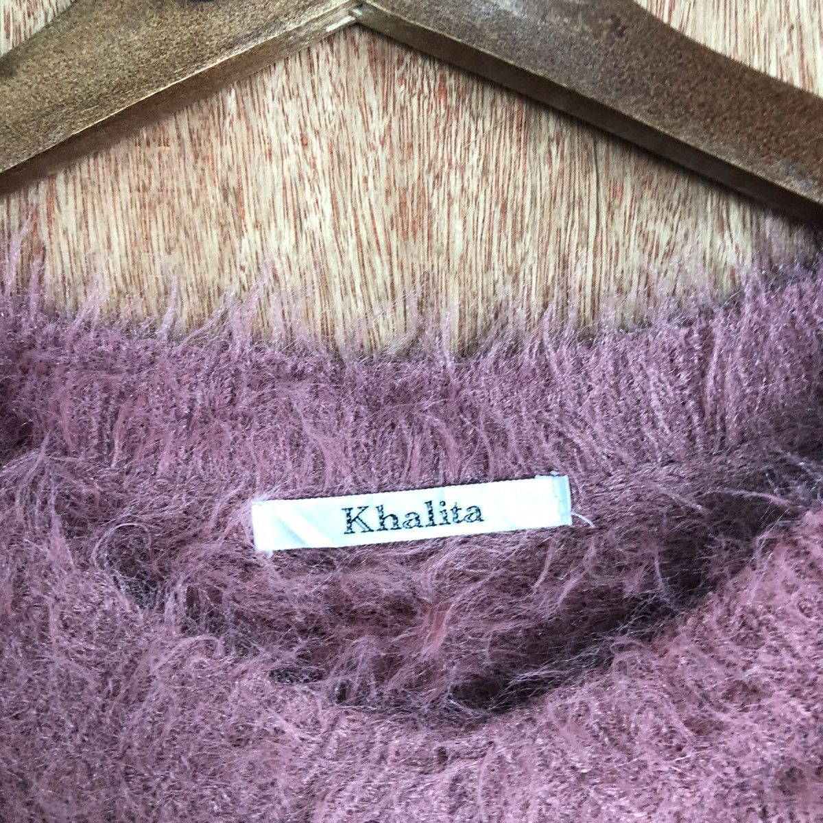 Homespun Knitwear Khalita Pink Shag Shaggy Fur Mohair Knitwear #6653 Size M / US 6-8 / IT 42-44 - 7 Thumbnail