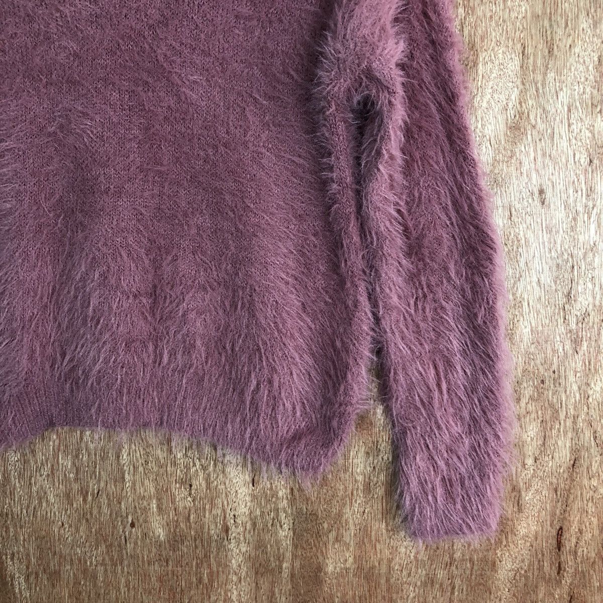 Homespun Knitwear Khalita Pink Shag Shaggy Fur Mohair Knitwear #6653 Size M / US 6-8 / IT 42-44 - 5 Thumbnail
