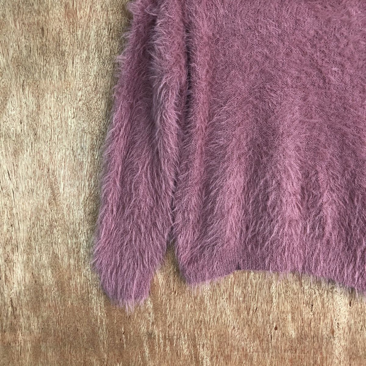 Homespun Knitwear Khalita Pink Shag Shaggy Fur Mohair Knitwear #6653 Size M / US 6-8 / IT 42-44 - 4 Thumbnail
