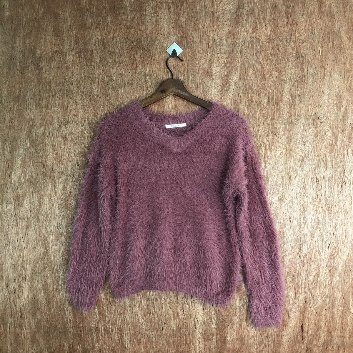 Homespun Knitwear Khalita Pink Shag Shaggy Fur Mohair Knitwear #6653 Size M / US 6-8 / IT 42-44 - 1 Thumbnail