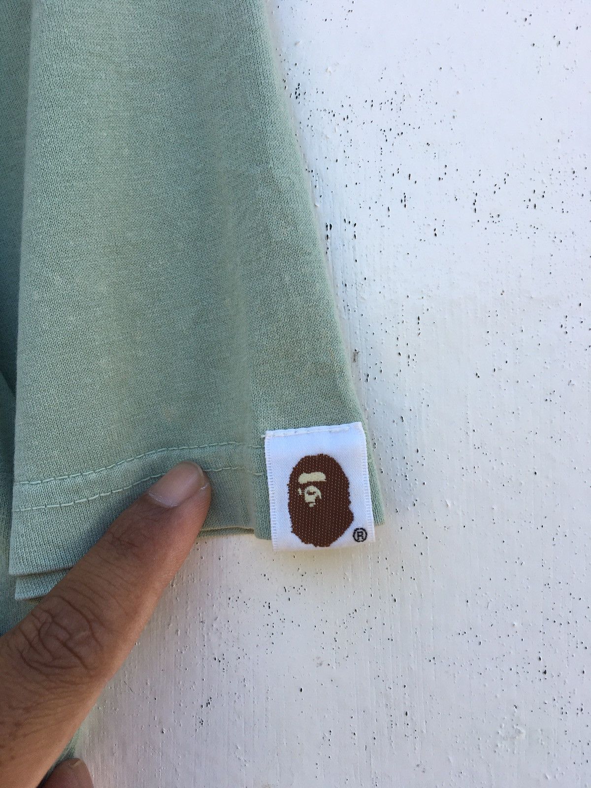Bape Stripe Ape Head Tee Size US M / EU 48-50 / 2 - 7 Thumbnail