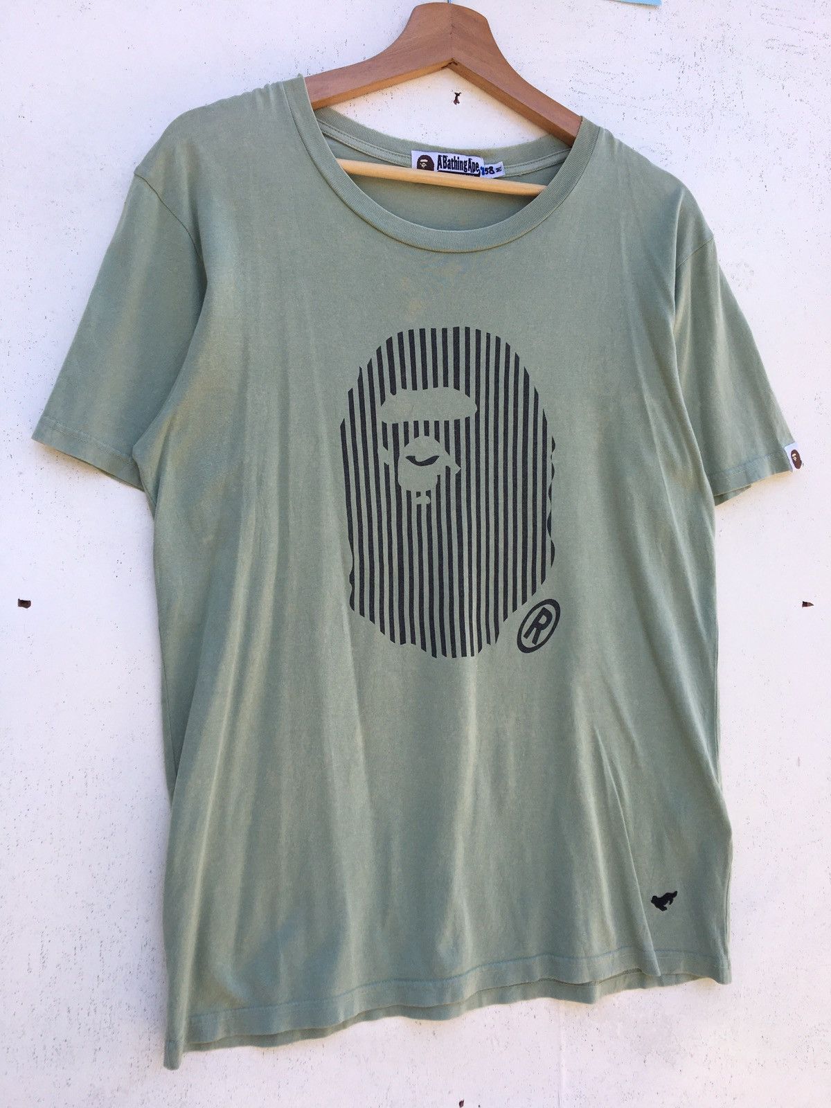 Bape Stripe Ape Head Tee Size US M / EU 48-50 / 2 - 3 Thumbnail